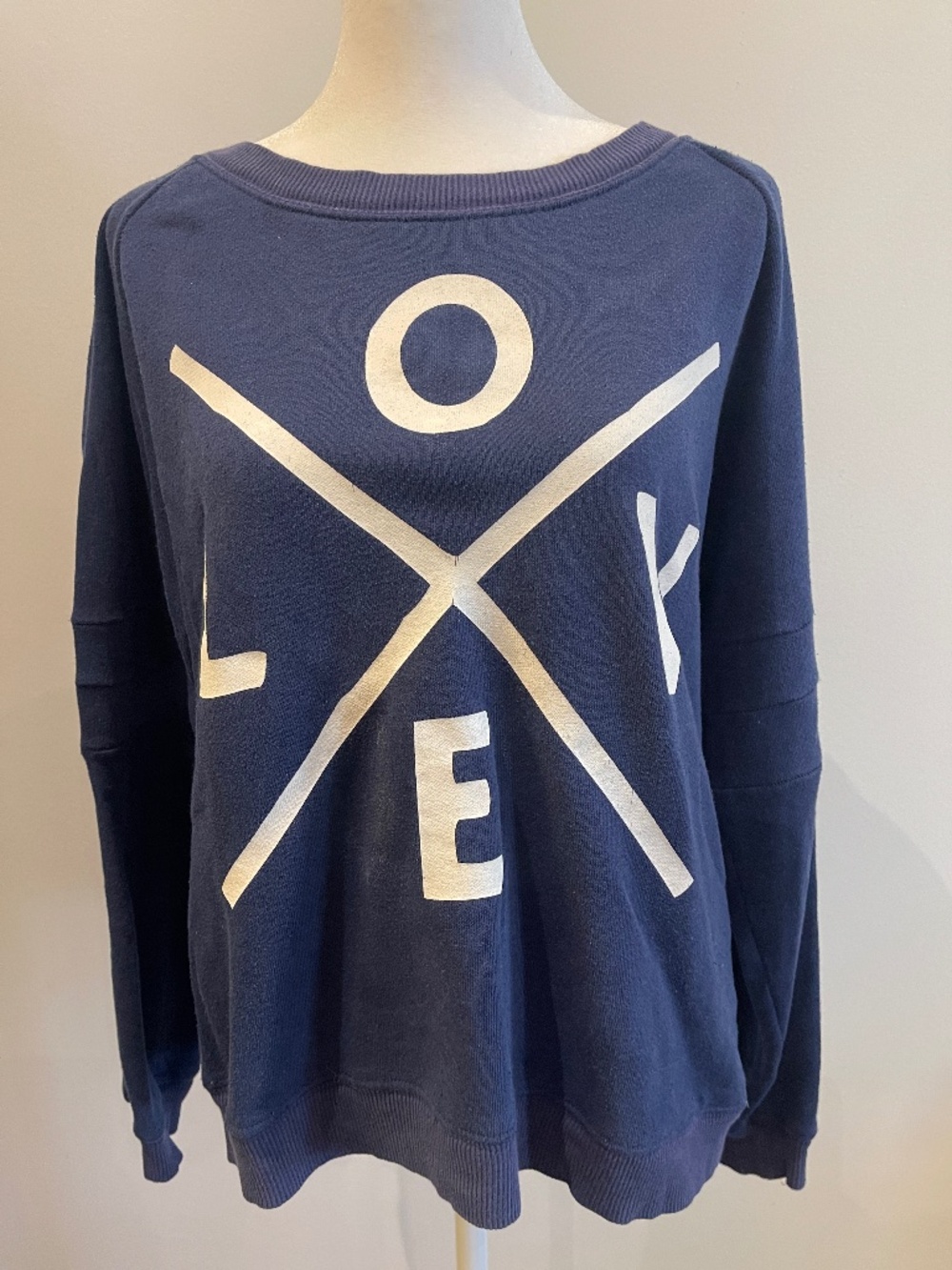 Zoe Karssen LOVE Crew Neck Sweater Size Small